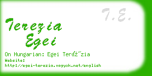 terezia egei business card